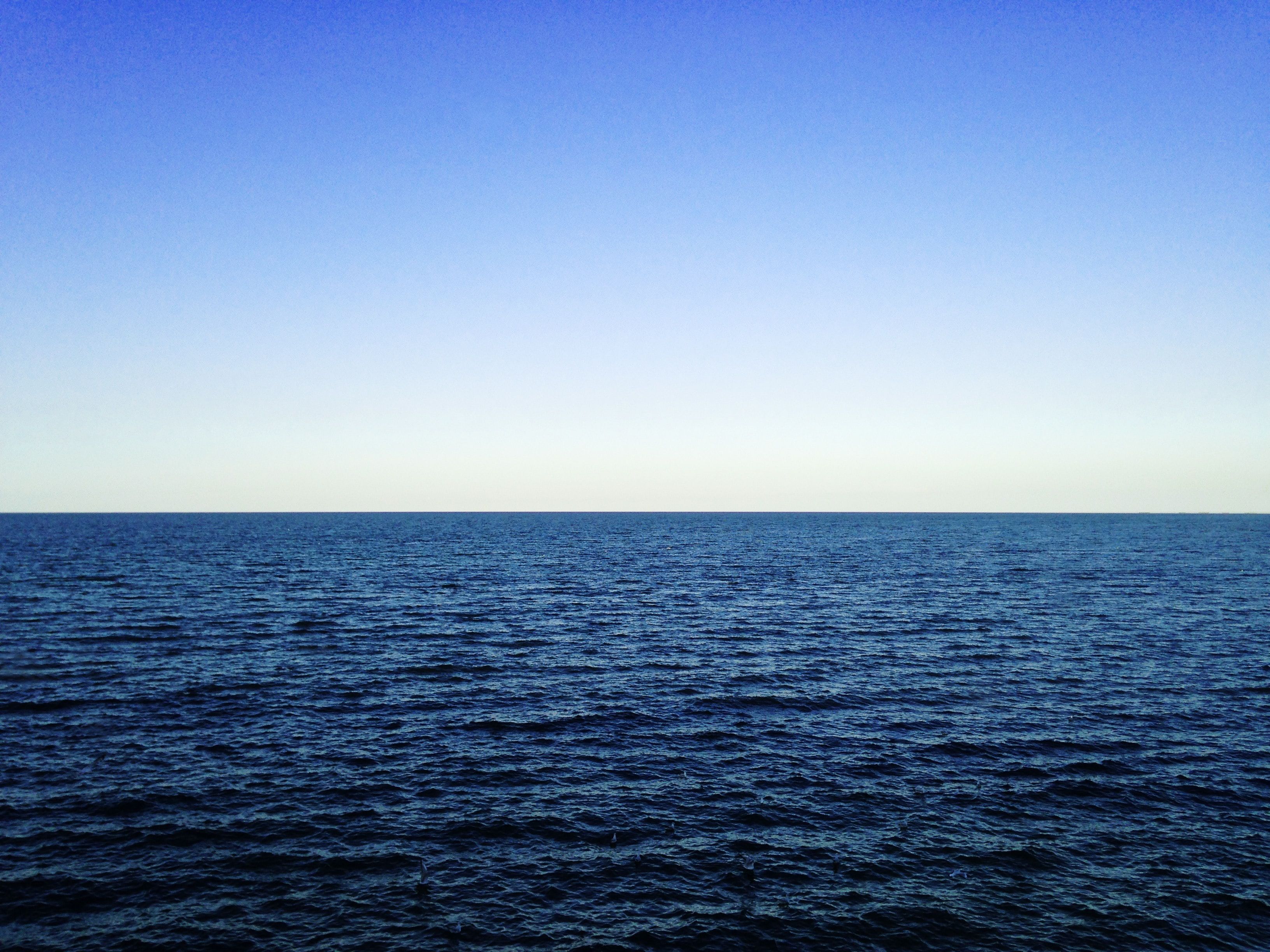 Photo de l'océan et du ciel